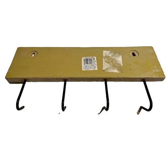 Heavy Resin Wall Hanging w/4 Hooks Butterfly, Bee & Dragonfly Whimsical Decor - Picture 2 of 3